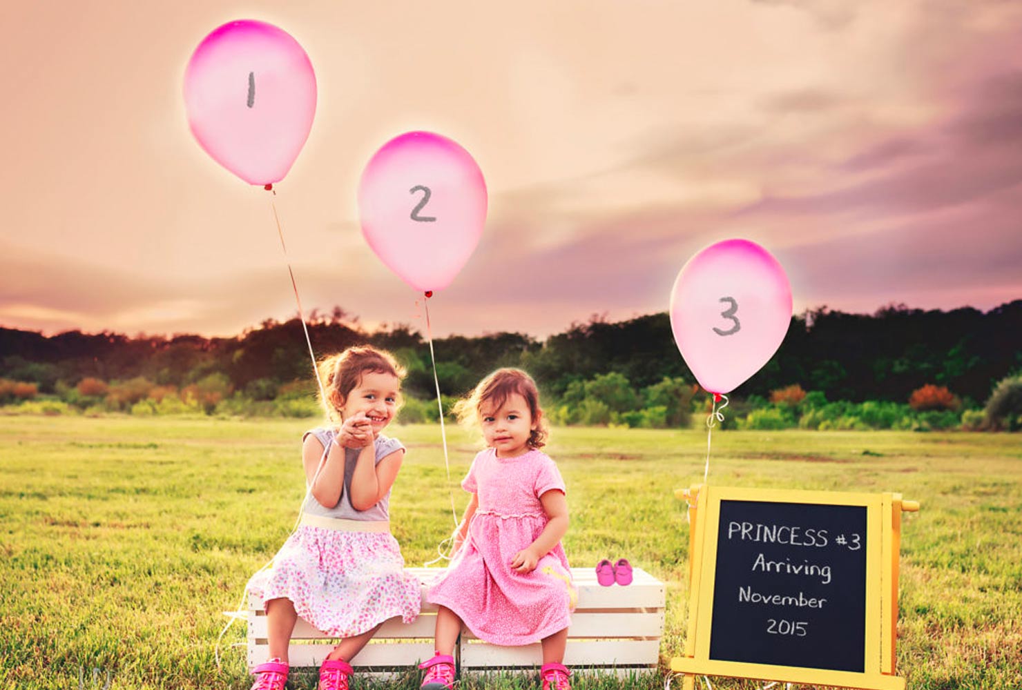 gender reveal ideas sibling balloons 