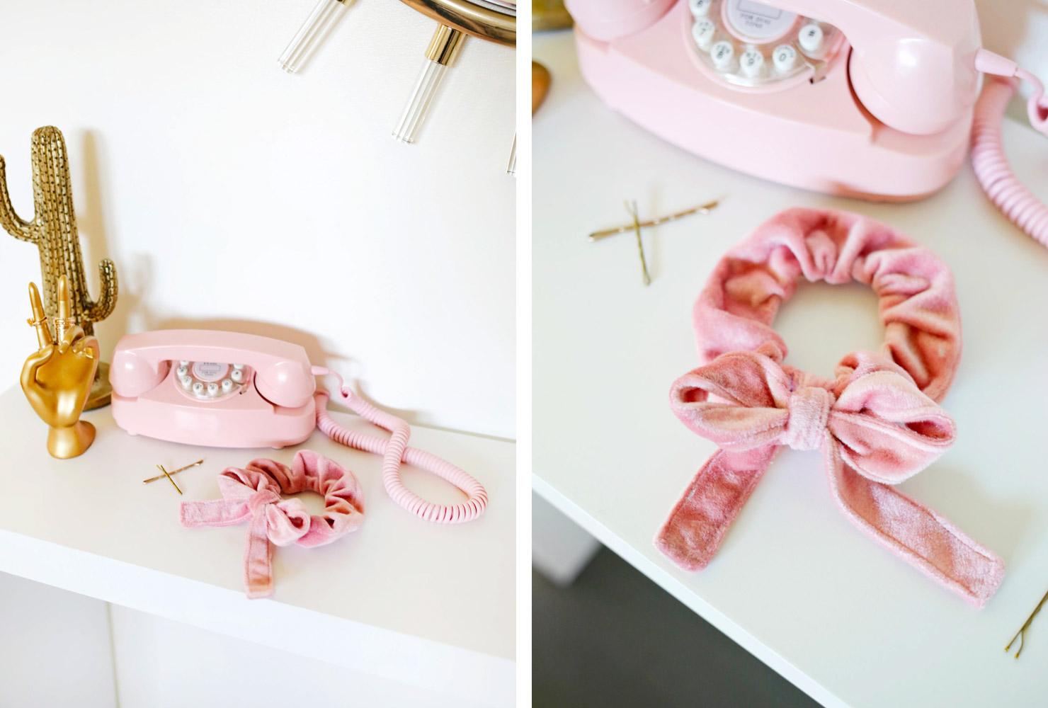 birthday gift ideas diy velvet bow scrunchie