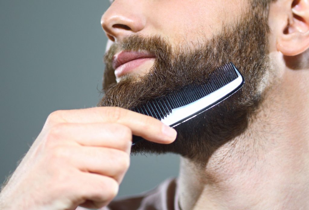 Beard comb and accessories.