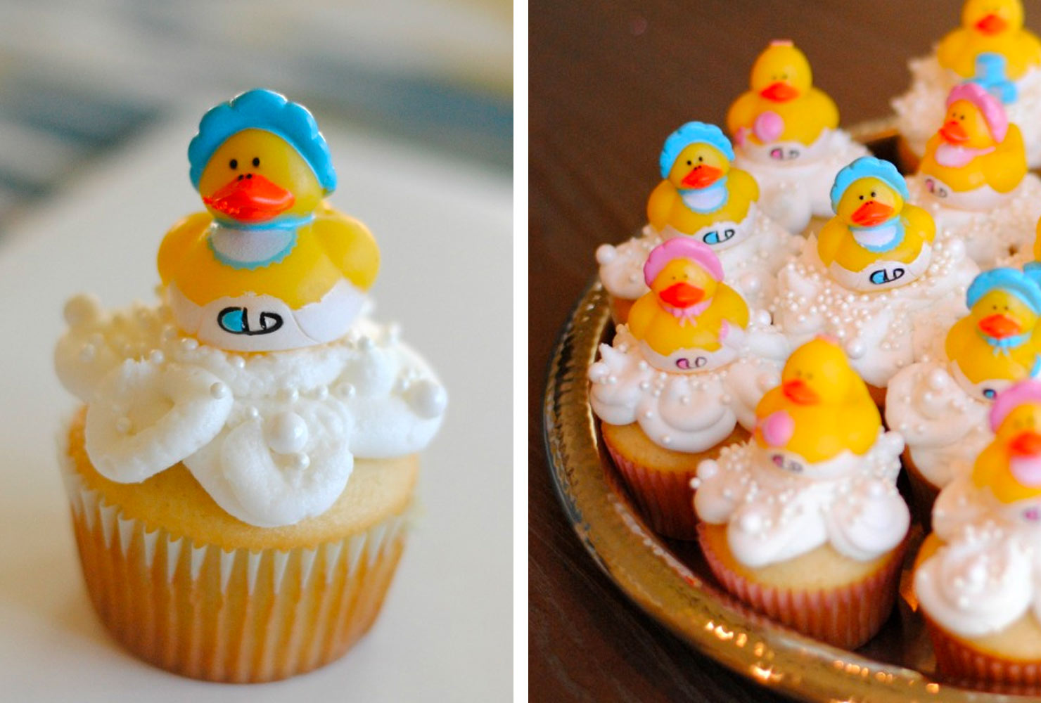 gender reveal ideas chick cupcakes 