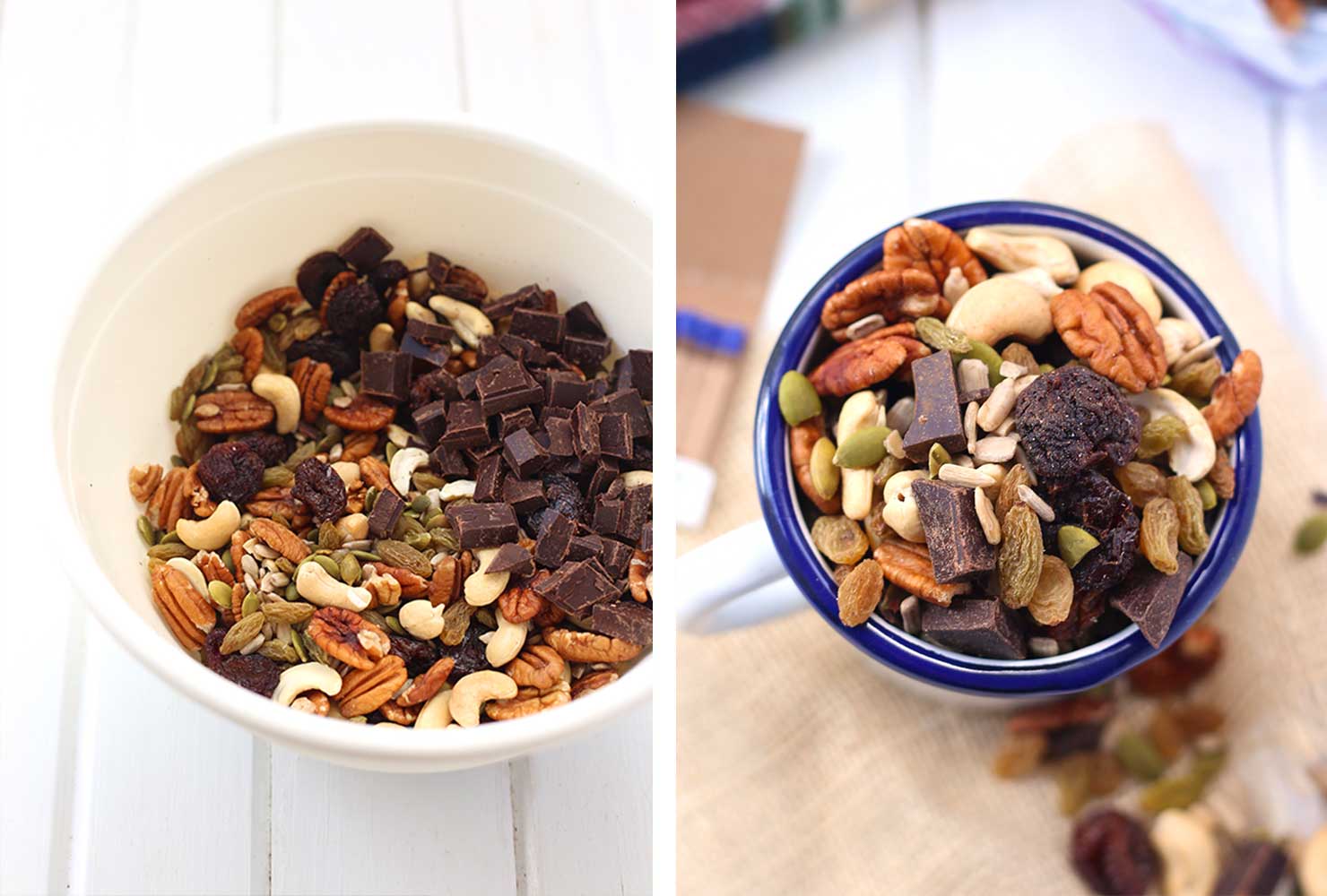 gift exchange ideas healthy trail mix