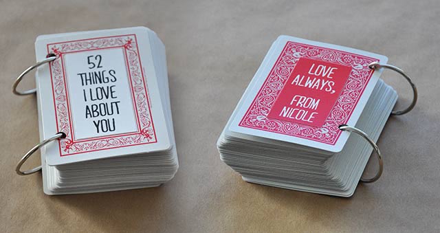 52 things cards