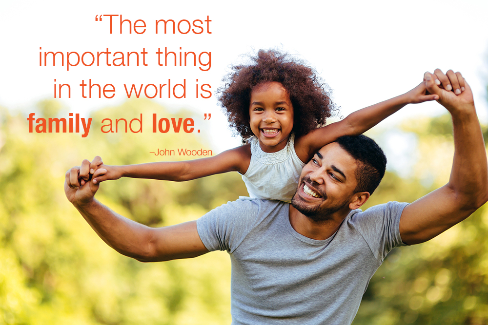 the most important thing in the world is family and love quote