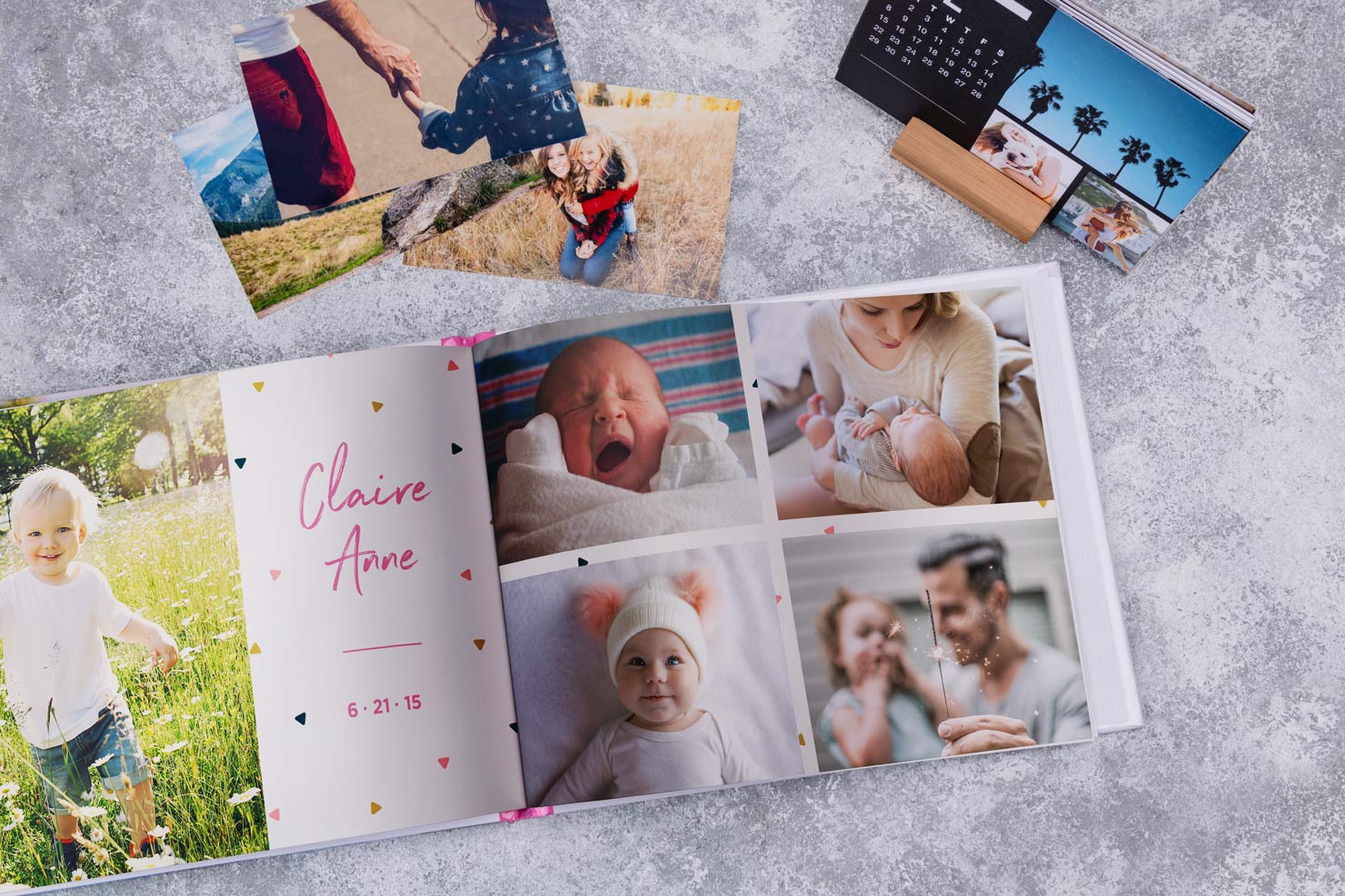 baby custom photo album and custom photo book 
