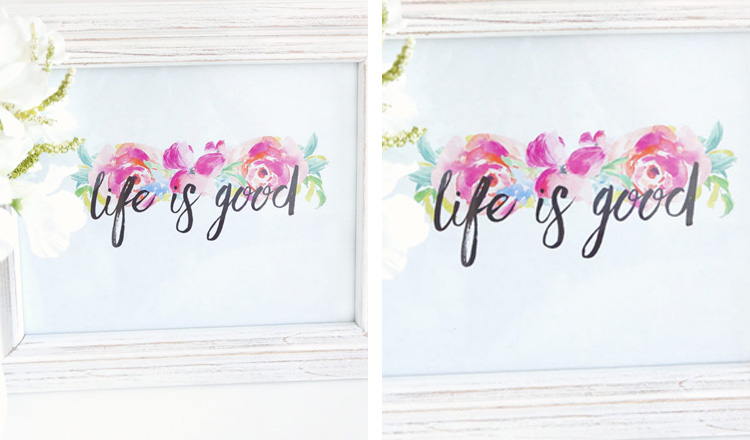 life is good floral print anniversary gift