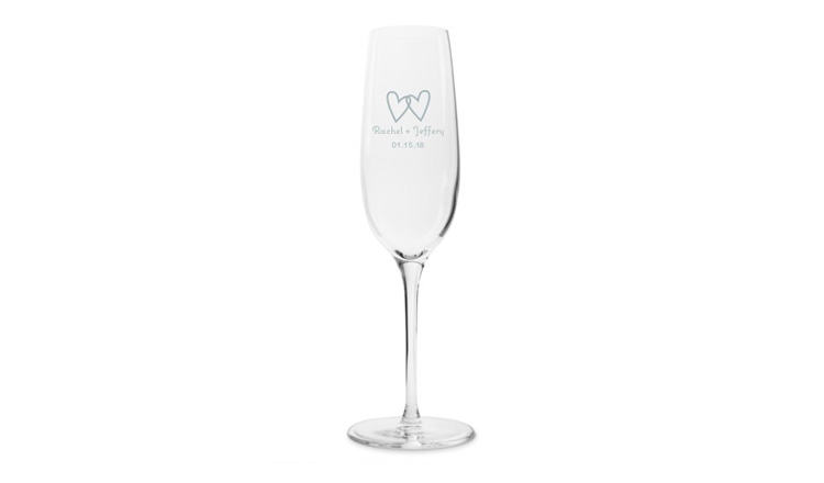 personalize champagne flutes
