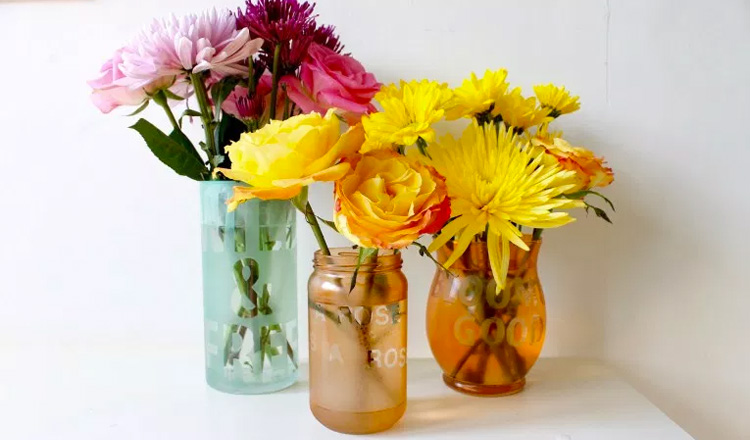 pun filled vases