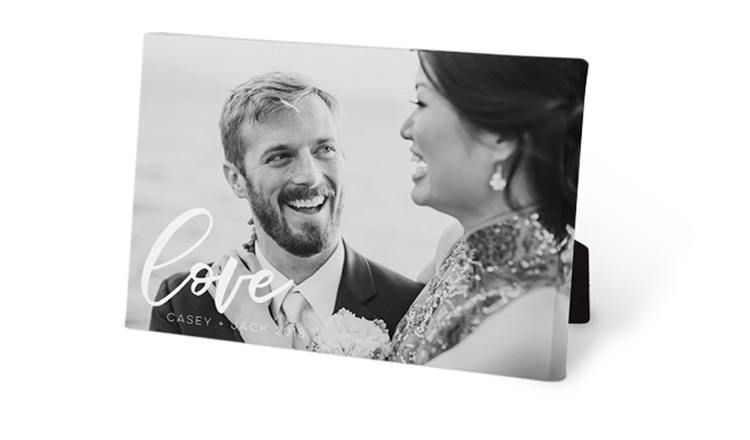 standing photo canvas