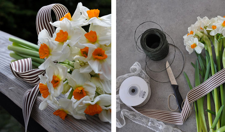 10th wedding anniversary gift ideas daffodil bouquet