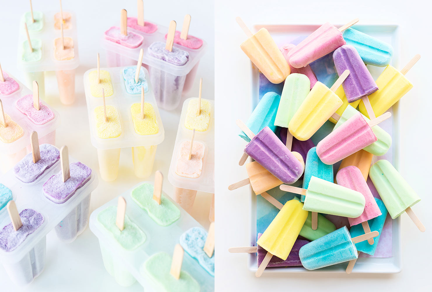 baby shower food pastel popsicles