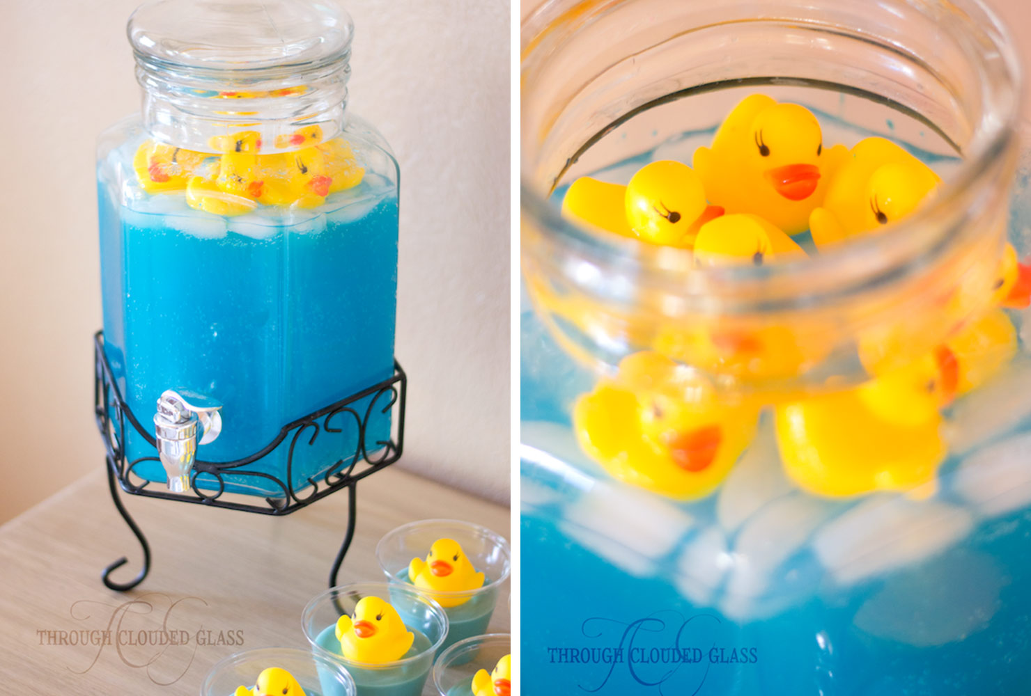 baby shower food rubber ducky punch
