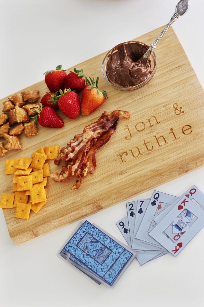 date night ideas with a snack board