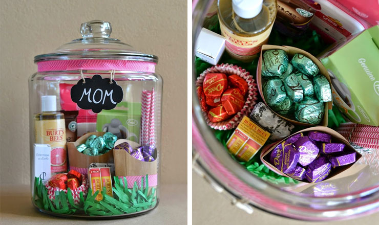 gift for parents day in a jar