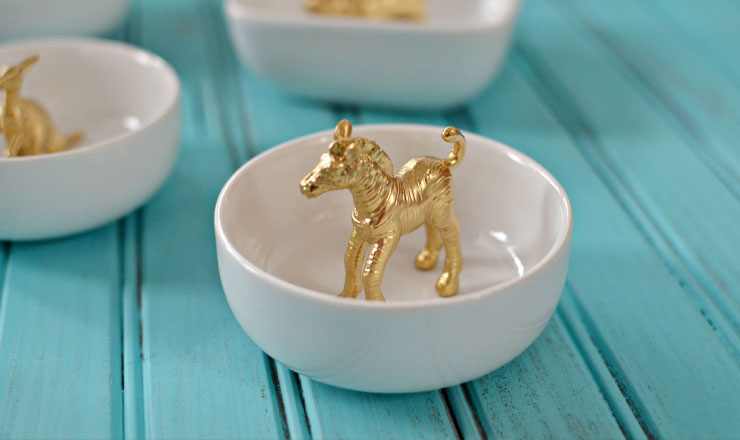 gift for parents safari ring dishes