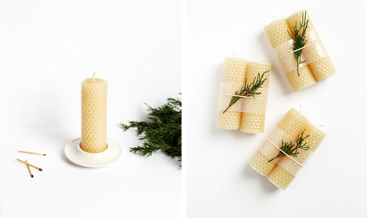 gifts for new homeowners beeswax candles