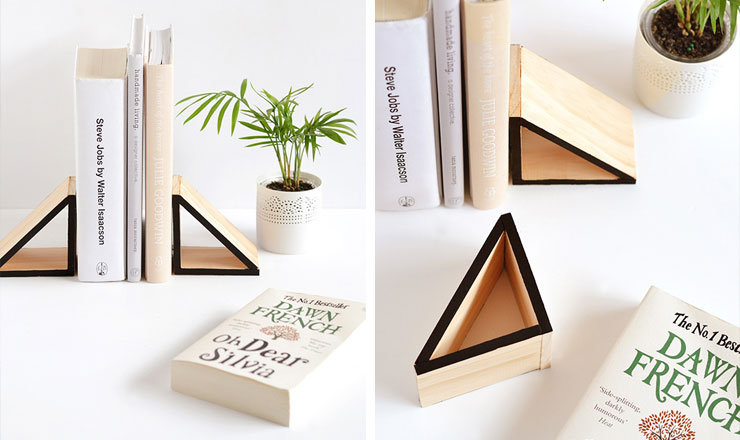 gifts for new homeowners wood bookends