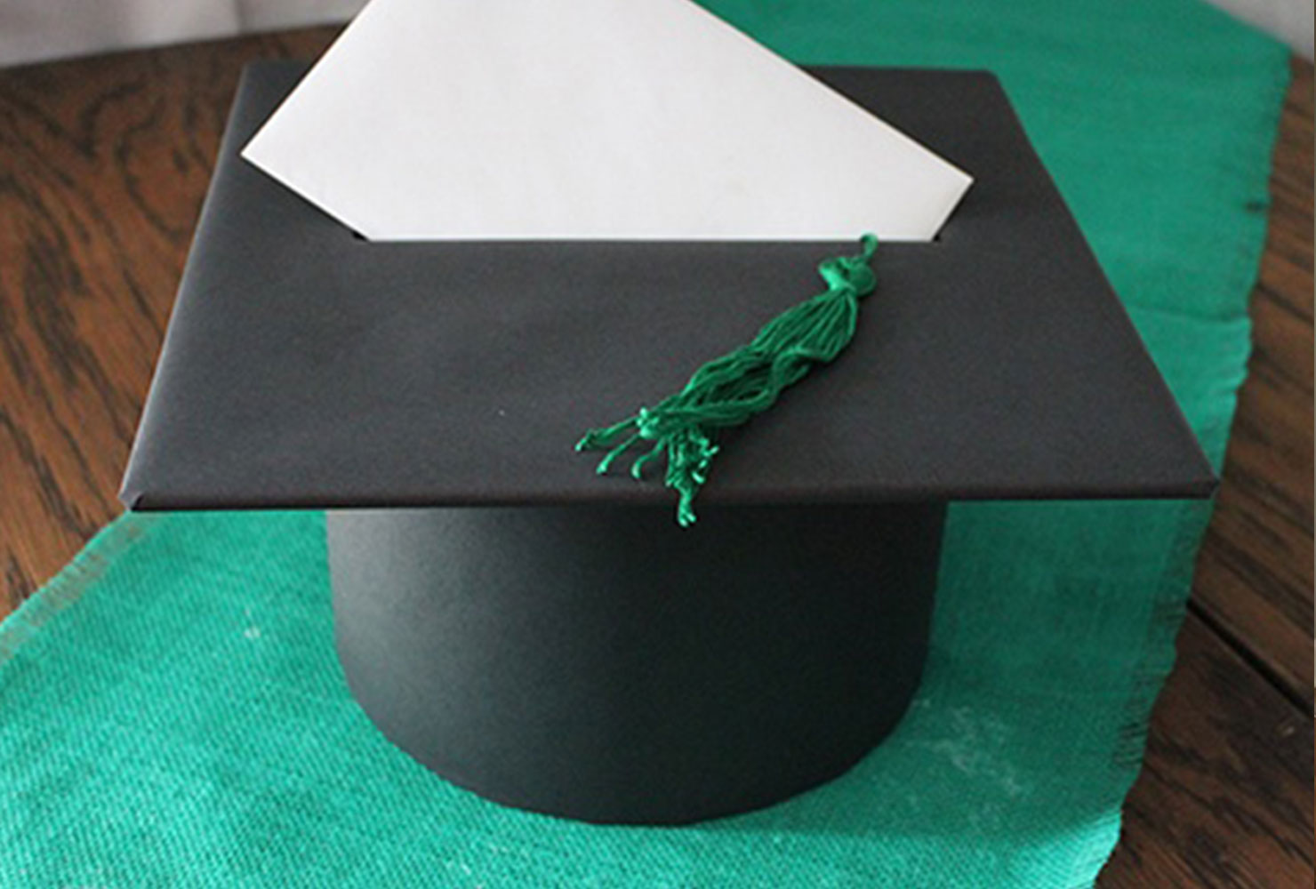 graduation card box ideas paper cardboard cap