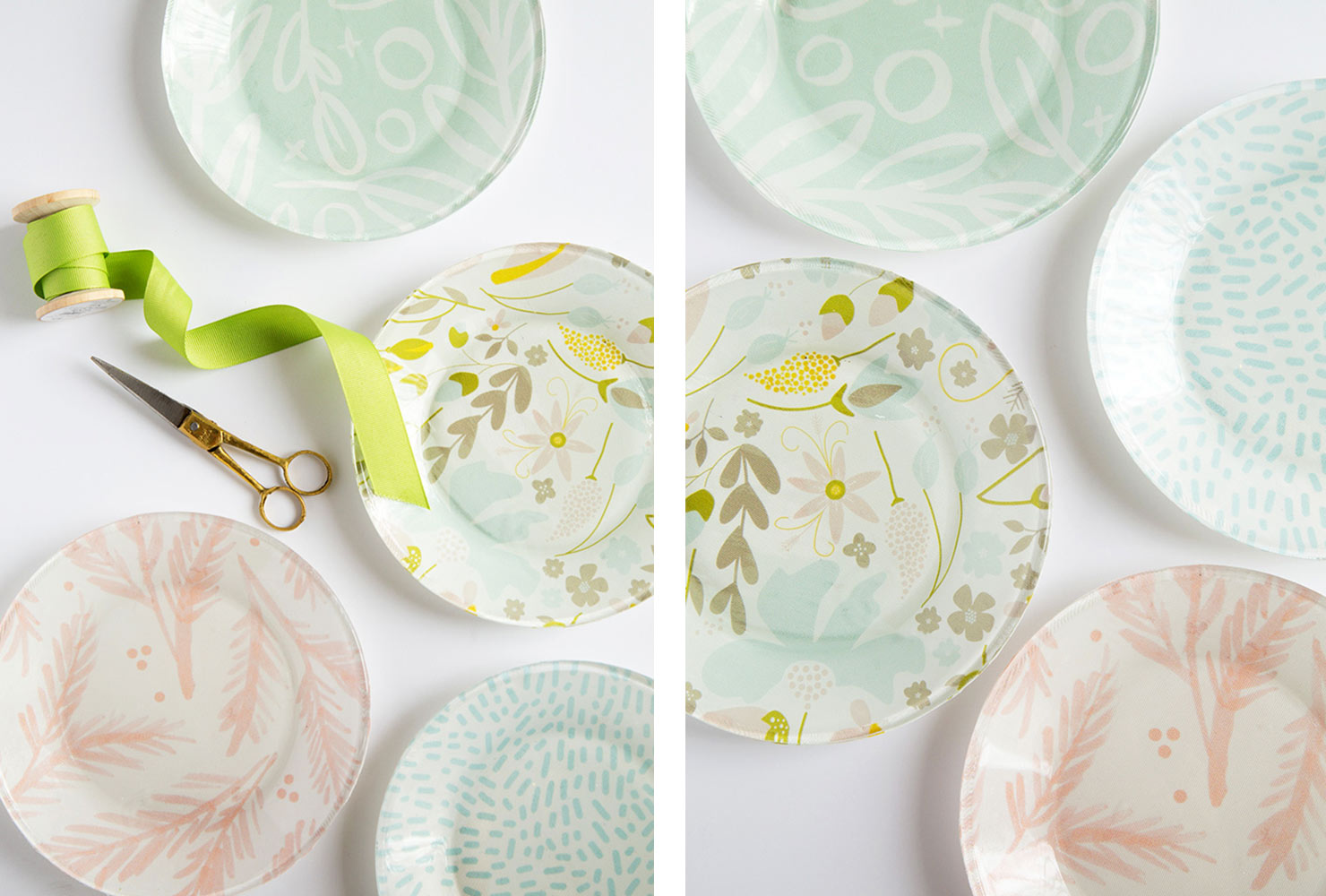 20 gift ideas patterned plates 