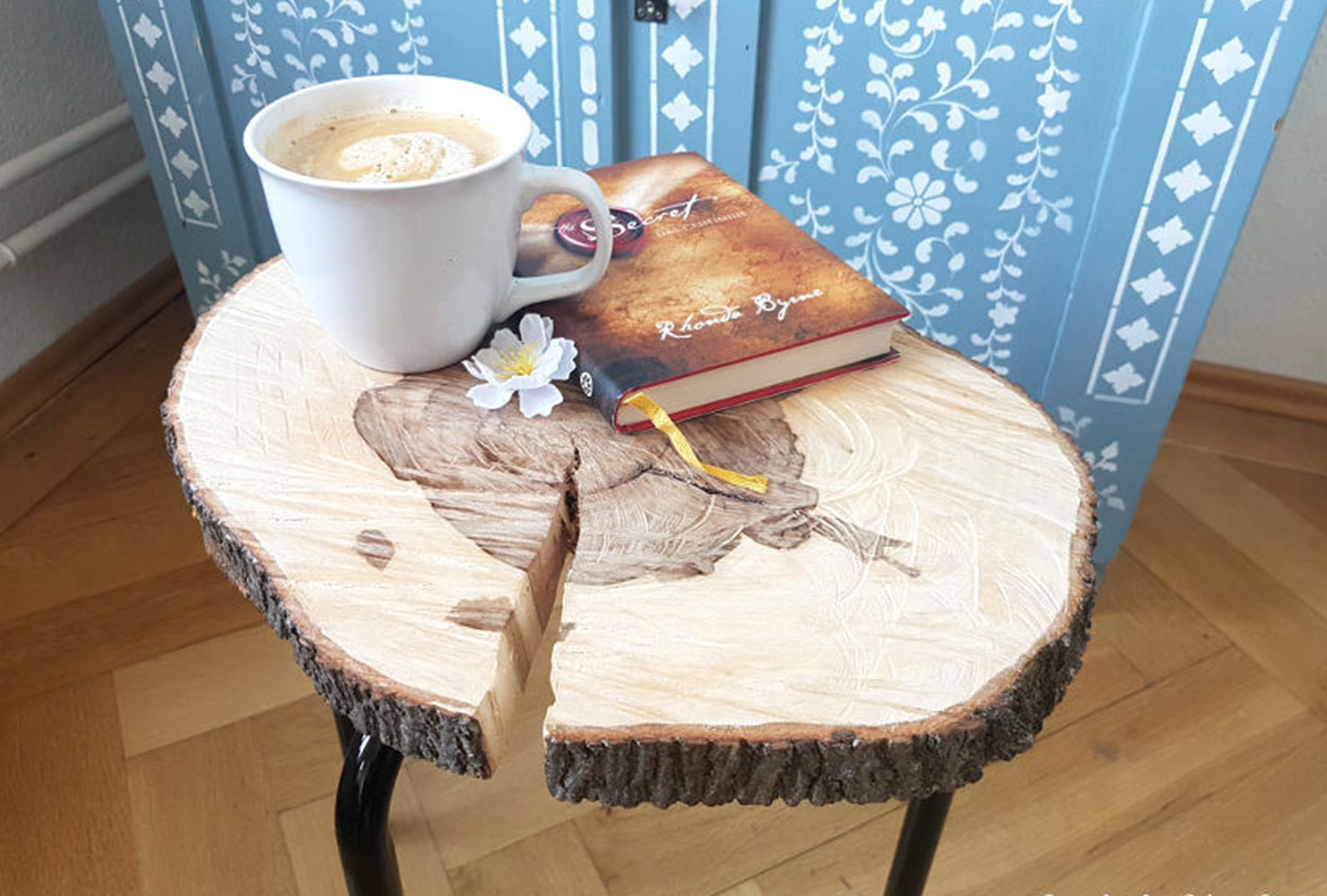 20 gift ideas wood slice table 