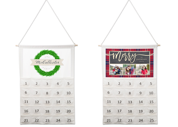 An advent claender for a cute holiday hostess gift.