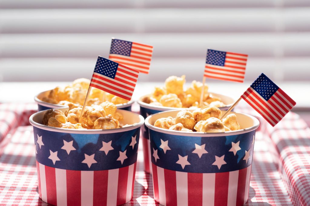 Fun patriotic snacks for Fourth of July celebration.