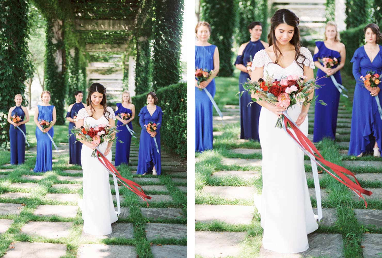 navy blue and burgundy wedding ideas brightly blue