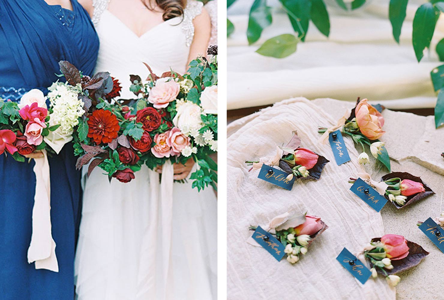 navy blue and burgundy wedding ideas formal festivities