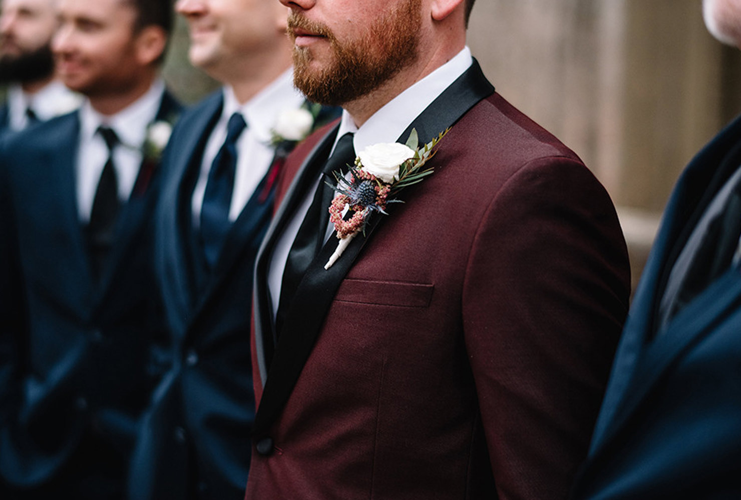 navy blue and burgundy wedding ideas the best men