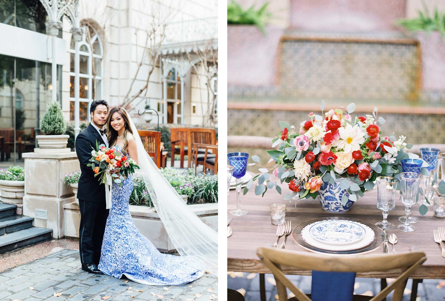 navy blue and coral wedding ideas anitue blues