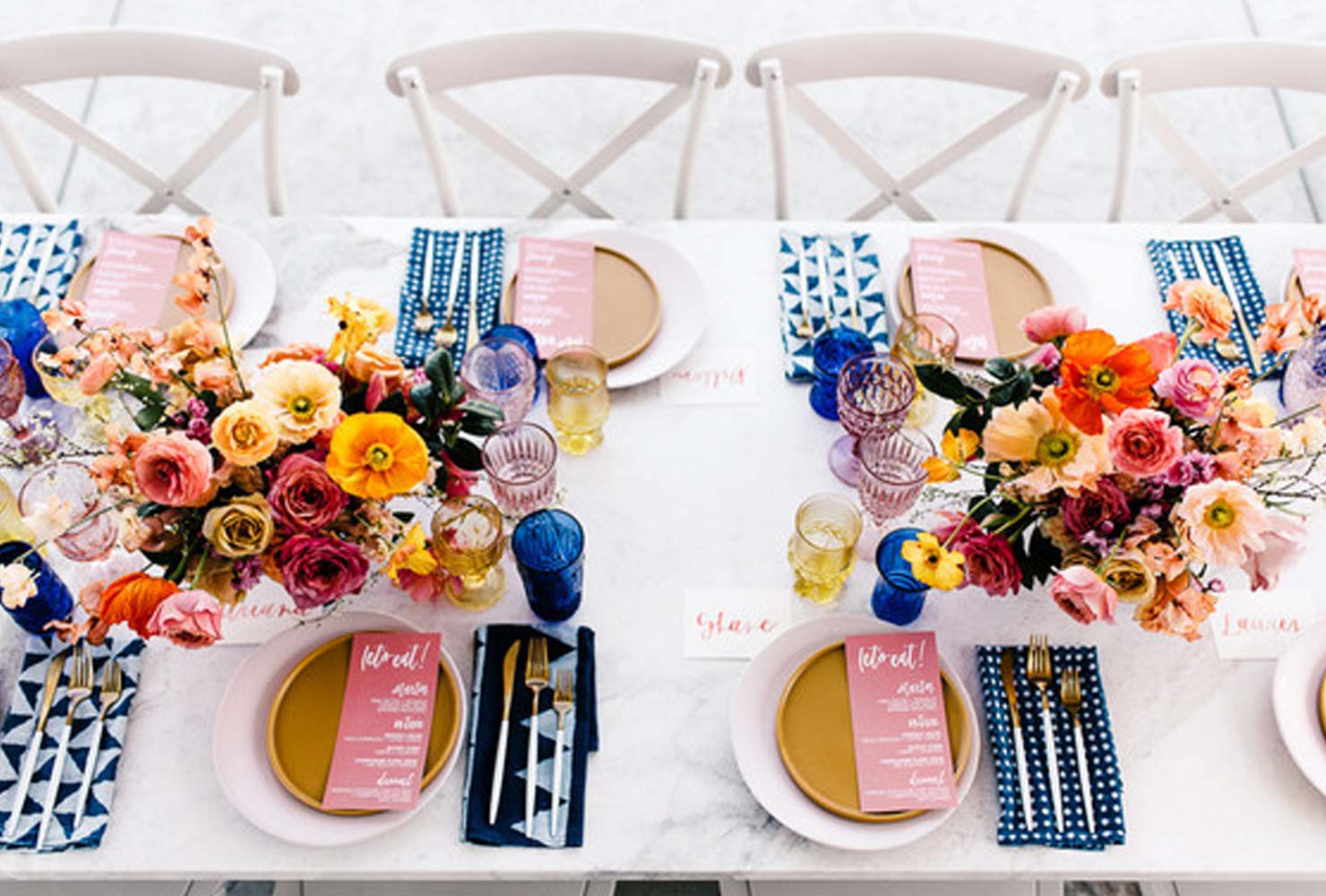 navy blue and coral wedding ideas colors of spring