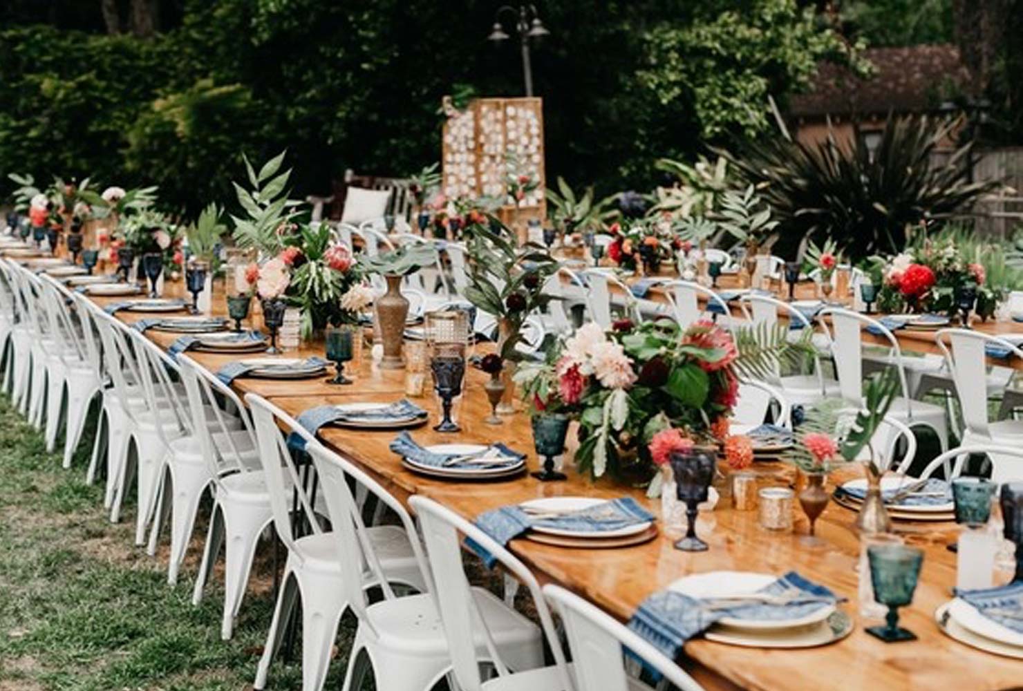 navy blue and coral wedding ideas inspired by nature