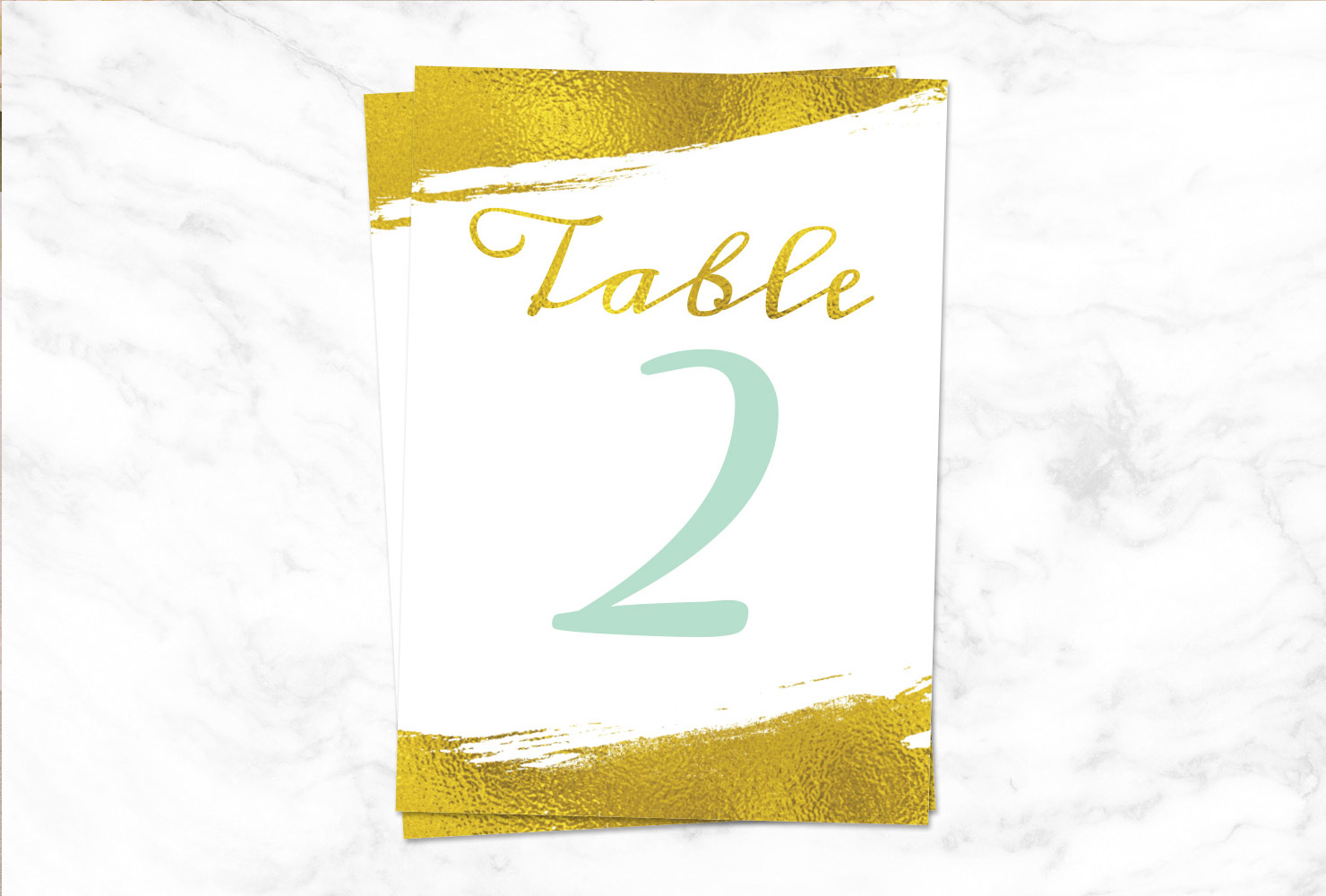 wedding place card ideas matching table numbers