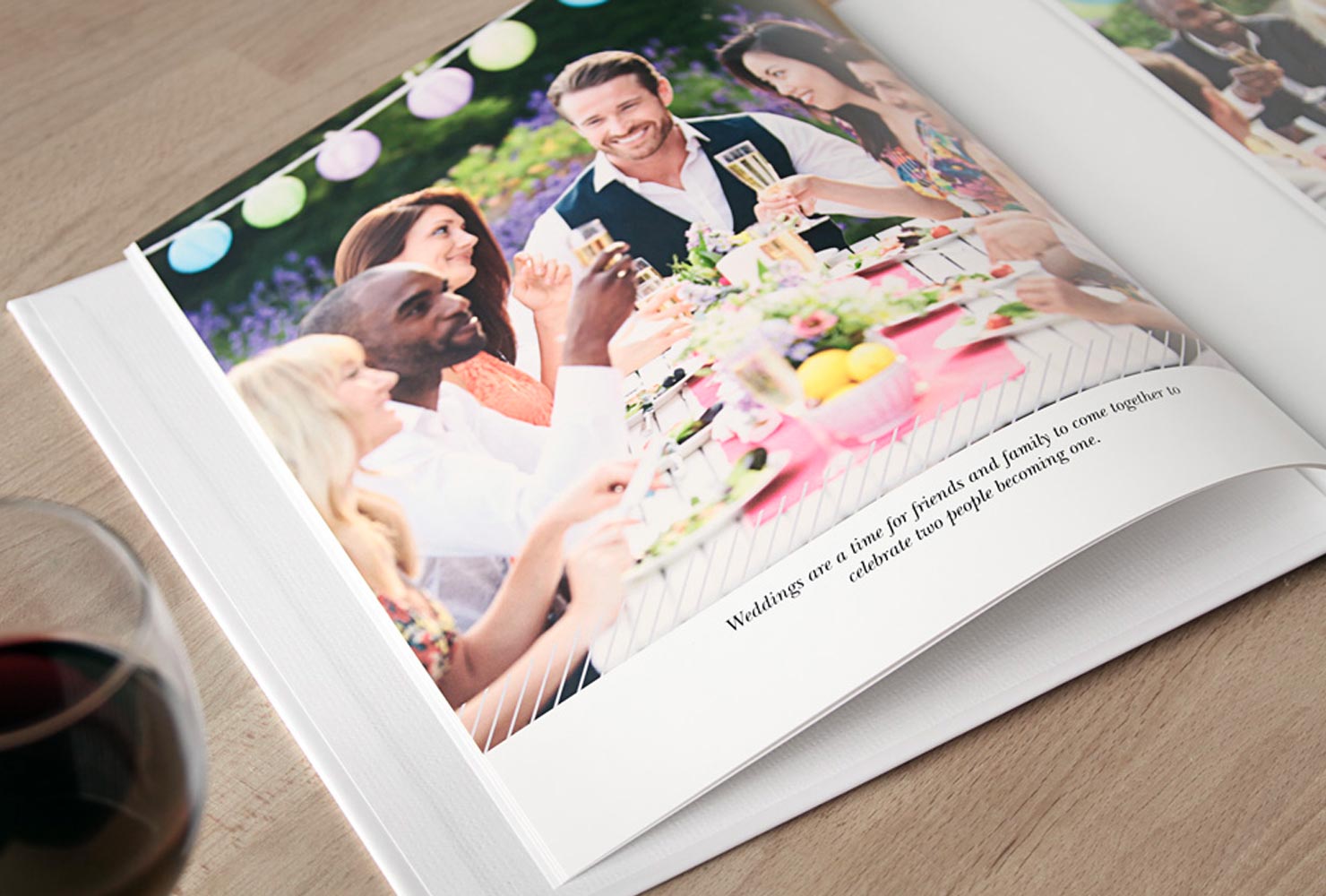 create your own wedding photo books with personalized design