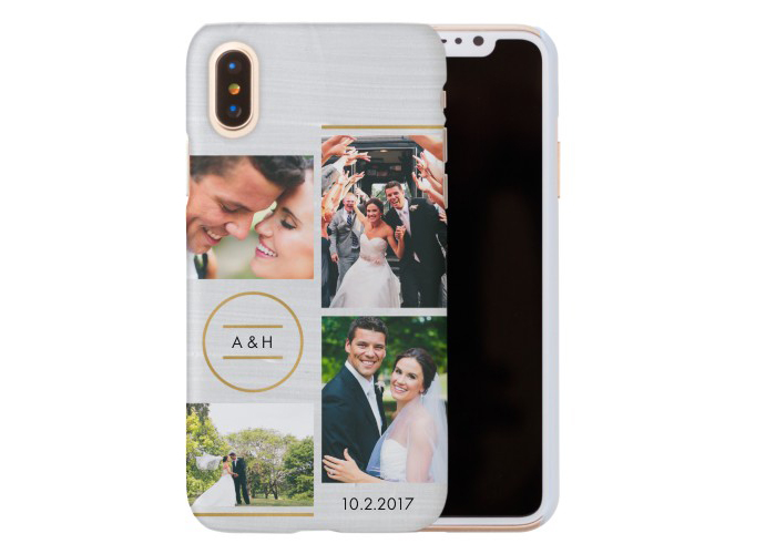 Custom ipone case with wedding photos.