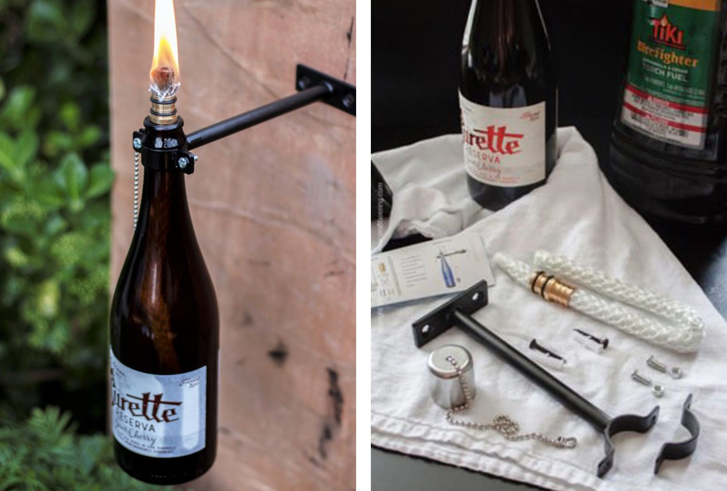 christmas gift ideas for boyfriend diy bottle torch.