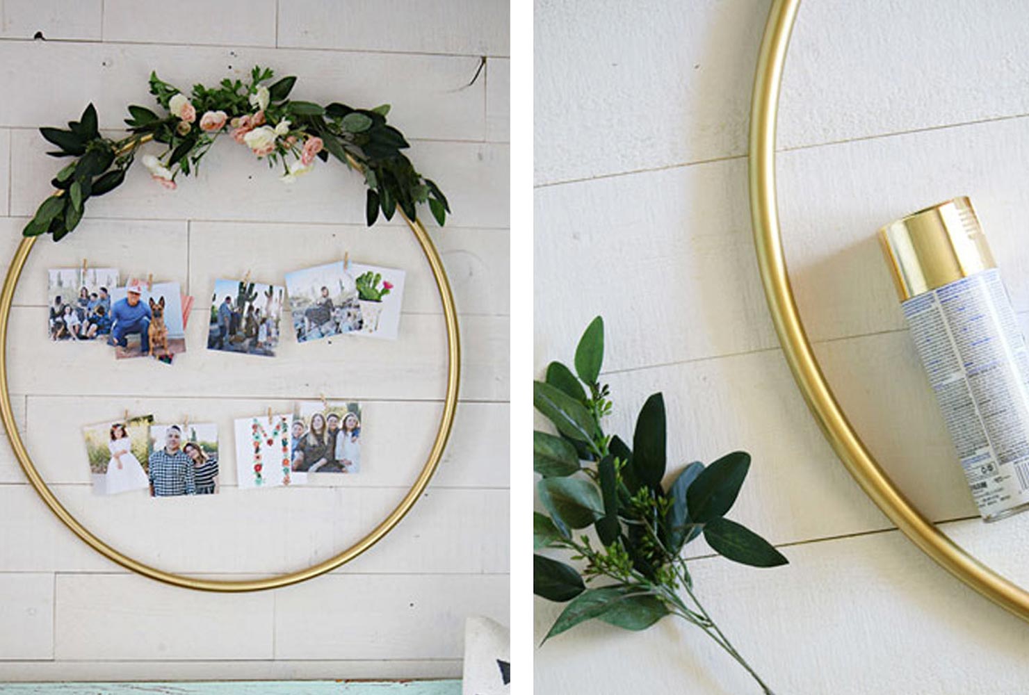 christmas gift ideas for friends photo wreath.