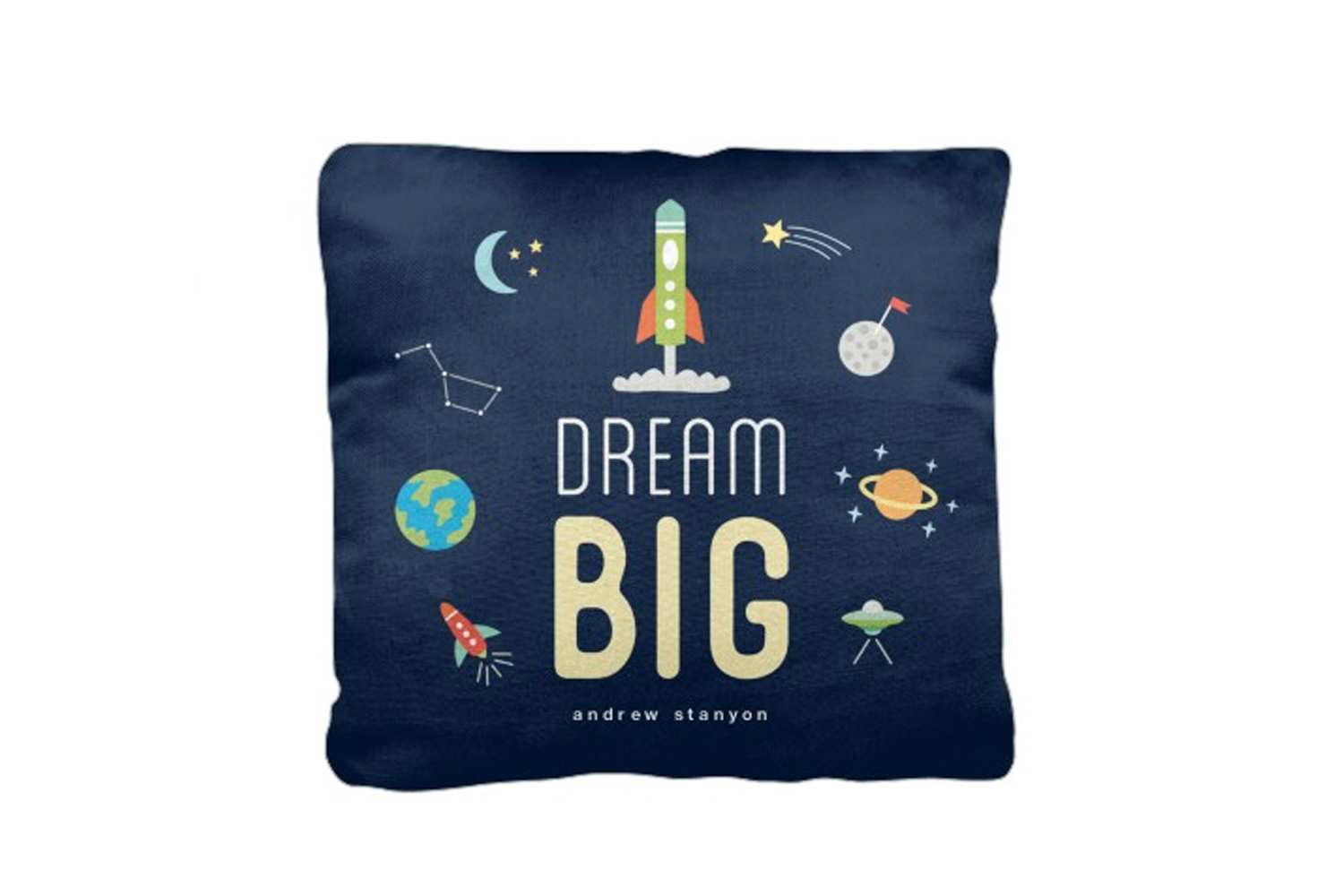 Dream big pillow.