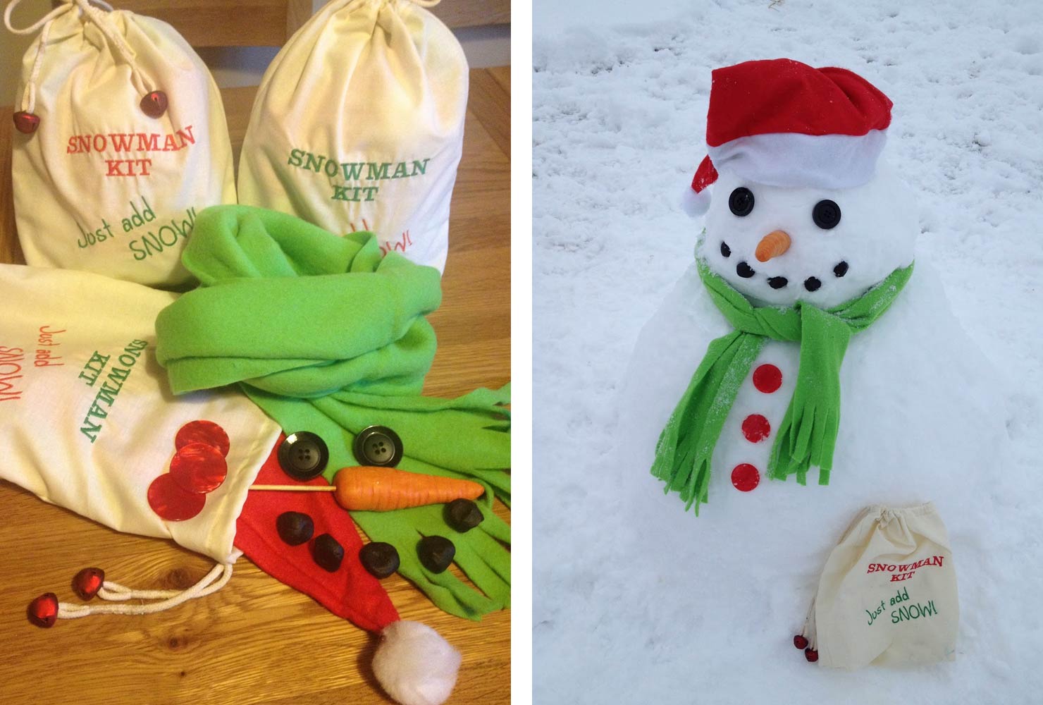 Snowman and snowman kit.