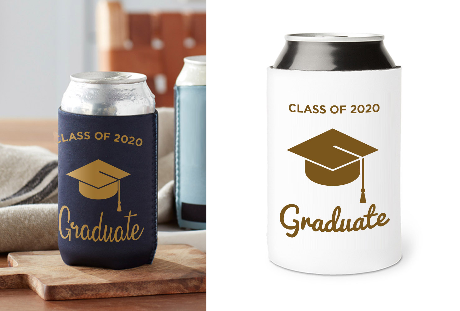 Graduation themed can cooler.