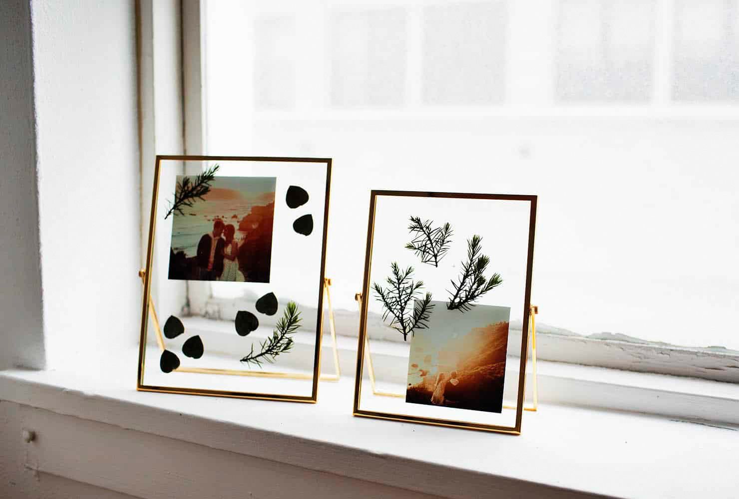 Custom prints in unique glass frames