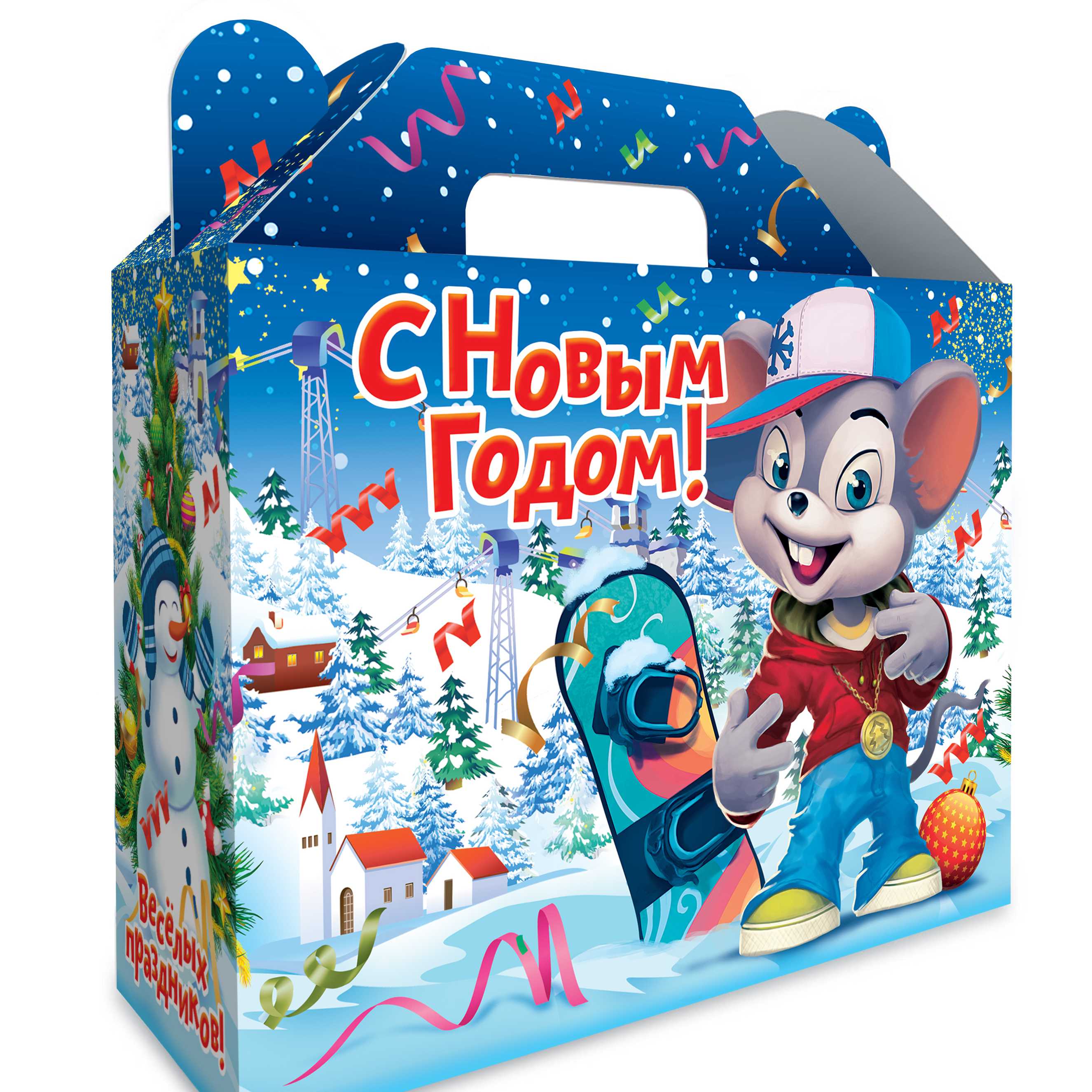 Упаковка для новогодних подарков "Мышонок MJ (ЭмДжей)" МГК